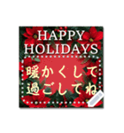 書き込める♥クリスマス・年末年始フレーム（個別スタンプ：4）