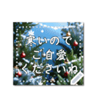 書き込める♥クリスマス・年末年始フレーム（個別スタンプ：14）