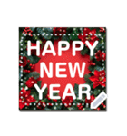 書き込める♥クリスマス・年末年始フレーム（個別スタンプ：24）