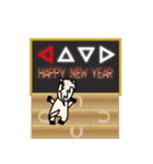 モブ馬隊ゲームセンター正月（個別スタンプ：35）