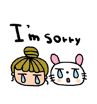 (nenerin日常スタンプ527英語気遣い)（個別スタンプ：24）