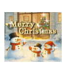 ☆光のクリスマス☆年末年始（個別スタンプ：5）