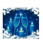 ☆光のクリスマス☆年末年始（個別スタンプ：14）