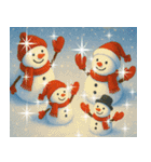 ☆光のクリスマス☆年末年始（個別スタンプ：15）