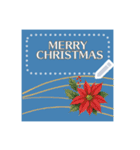 お正月から年末まで使える大人の花スタンプ（個別スタンプ：21）