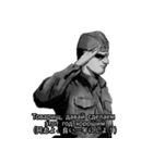 ミリタリー劇画スタンプ 新年の挨拶編7（個別スタンプ：2）