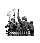 ミリタリー劇画スタンプ 新年の挨拶編7（個別スタンプ：4）