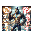 ゴリラ×水泳2！プールでザバーン！（個別スタンプ：13）