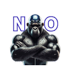 ゴリラ×水泳2！プールでザバーン！（個別スタンプ：30）