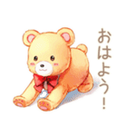 やさしいくまの締切リマインド♡励まし（個別スタンプ：2）