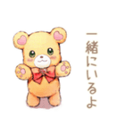やさしいくまの締切リマインド♡励まし（個別スタンプ：15）