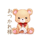 やさしいくまの締切リマインド♡励まし（個別スタンプ：24）