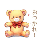 やさしいくまの締切リマインド♡励まし（個別スタンプ：40）