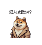 迷探偵な太っちょ柴犬 犯人は・・・？（個別スタンプ：7）