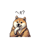 迷探偵な太っちょ柴犬 犯人は・・・？（個別スタンプ：15）