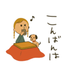 mottoのレトロレディ♡冬（個別スタンプ：3）
