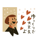 mottoのレトロレディ♡冬（個別スタンプ：18）