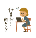 mottoのレトロレディ♡冬（個別スタンプ：20）