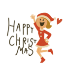 mottoのレトロレディ♡冬（個別スタンプ：25）