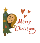 mottoのレトロレディ♡冬（個別スタンプ：26）