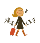 mottoのレトロレディ♡冬（個別スタンプ：28）