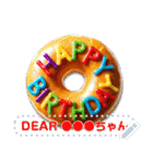 書き込める♥ハピバ☆スイーツ＆フード（個別スタンプ：2）