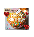 書き込める♥ハピバ☆スイーツ＆フード（個別スタンプ：6）