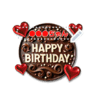 書き込める♥ハピバ☆スイーツ＆フード（個別スタンプ：10）