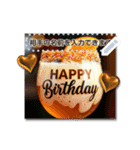 書き込める♥ハピバ☆スイーツ＆フード（個別スタンプ：13）