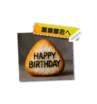 書き込める♥ハピバ☆スイーツ＆フード（個別スタンプ：16）