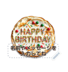 書き込める♥ハピバ☆スイーツ＆フード（個別スタンプ：18）