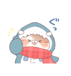 【冬】サメ！着ぐるみ動物2（個別スタンプ：13）