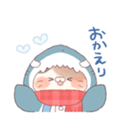 【冬】サメ！着ぐるみ動物2（個別スタンプ：19）