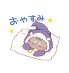 【冬】サメ！着ぐるみ動物3（個別スタンプ：4）