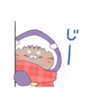 【冬】サメ！着ぐるみ動物3（個別スタンプ：14）