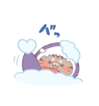 【冬】サメ！着ぐるみ動物3（個別スタンプ：16）