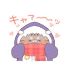 【冬】サメ！着ぐるみ動物3（個別スタンプ：26）