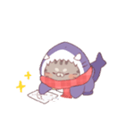 【冬】サメ！着ぐるみ動物3（個別スタンプ：30）