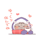 【冬】サメ！着ぐるみ動物3（個別スタンプ：32）