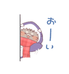 【冬】サメ！着ぐるみ動物3（個別スタンプ：40）