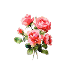 りぼんと薔薇と花束と【文字なし】（個別スタンプ：24）