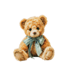 りぼんと薔薇と花束と【文字なし】（個別スタンプ：36）