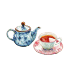 りぼんと薔薇と花束と【文字なし】（個別スタンプ：37）