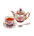 りぼんと薔薇と花束と【文字なし】（個別スタンプ：39）