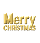 ●年末年始●年賀状●金のアレンジスタンプ（個別スタンプ：28）