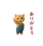 踊る！タマにゃん（個別スタンプ：4）