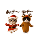 踊る！にゃんタクロース（個別スタンプ：11）