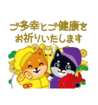 柴犬「ムサシ」59 お正月 再版（個別スタンプ：13）