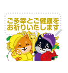 柴犬「ムサシ」お正月 メッセージ 再版（個別スタンプ：15）