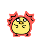 カラフル！動くひよこスタンプ（個別スタンプ：4）